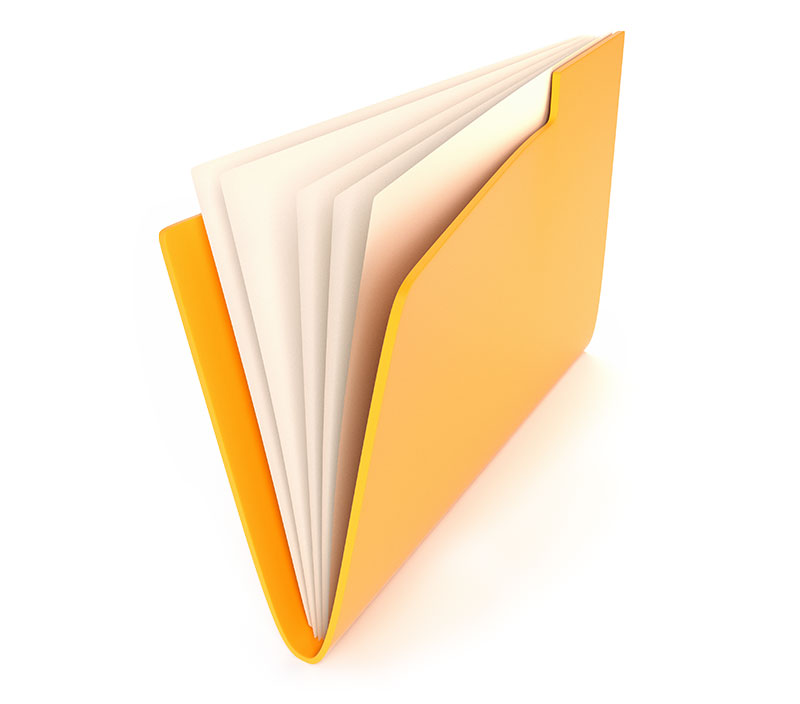 Illustration eine Akte